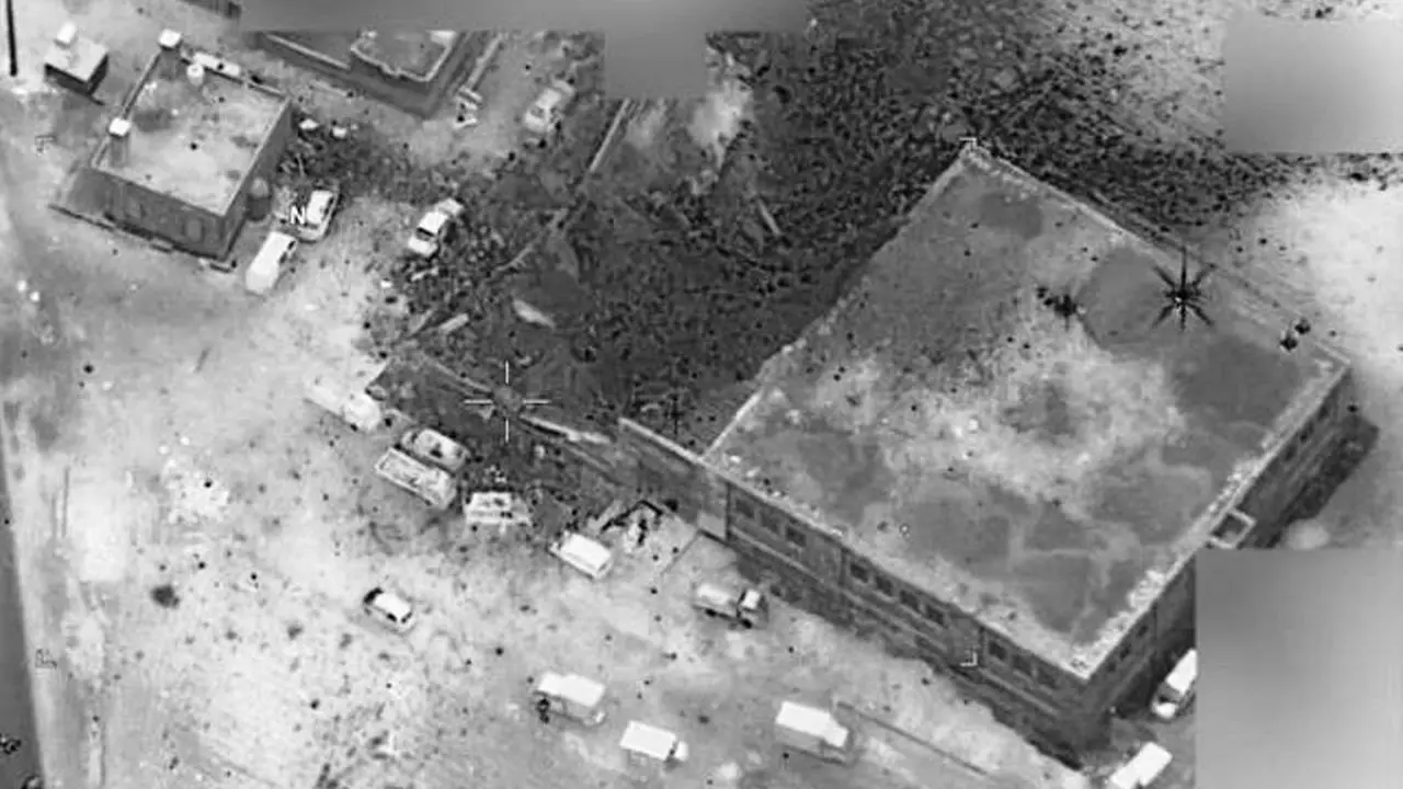 Pentagon rilis foto serangan udara di Suriah