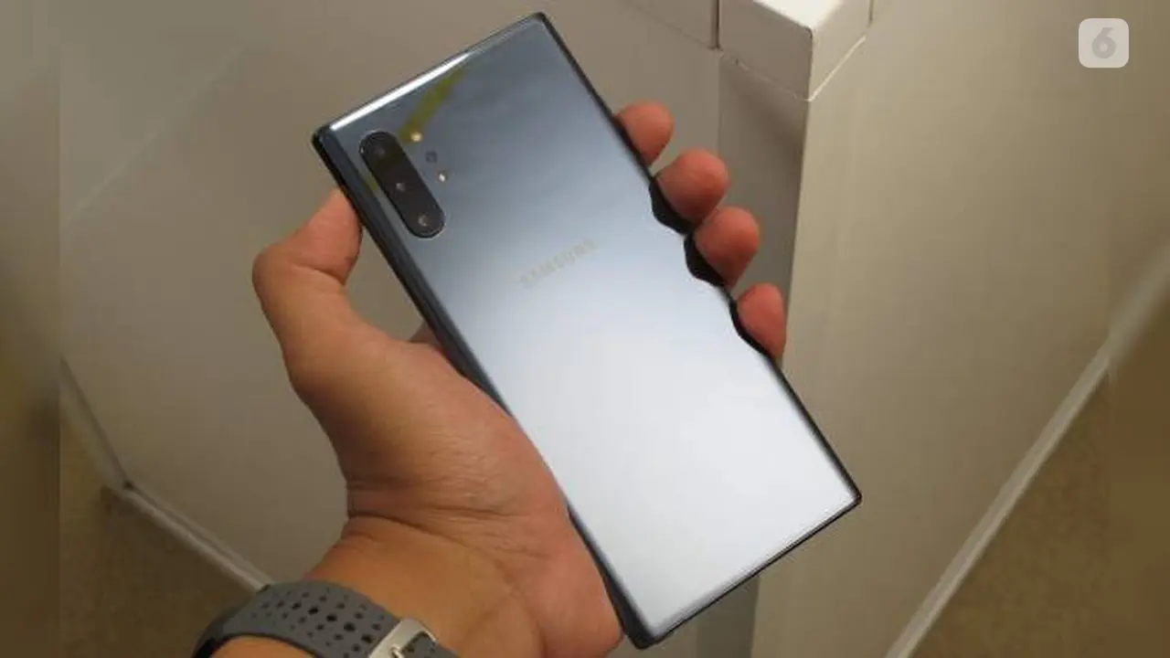 Samsung Galaxy Note 10 Plus. Liputan6.com/Istiarto Sigit Nugroho