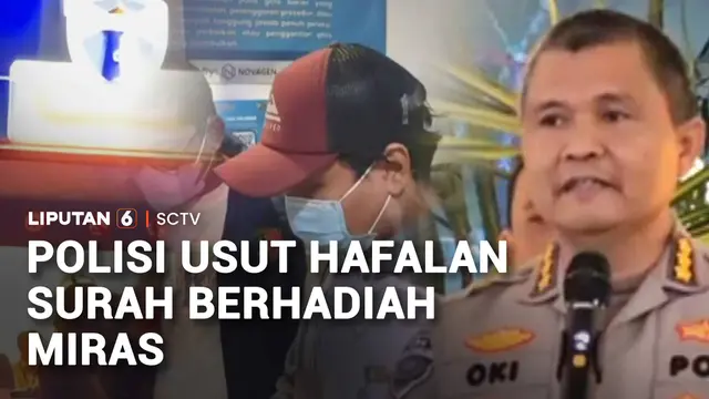 Polisi Usut Hafalan Surah Berhadiah Miras