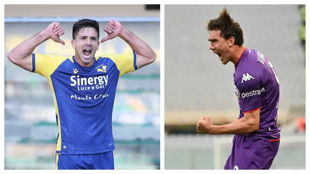 Foto: Tak Ada Pemain Juventus, Simione dan Vlahovic Tempel Ketat Immobile dari Daftar Top Skor Liga Italia 2021 / 2022