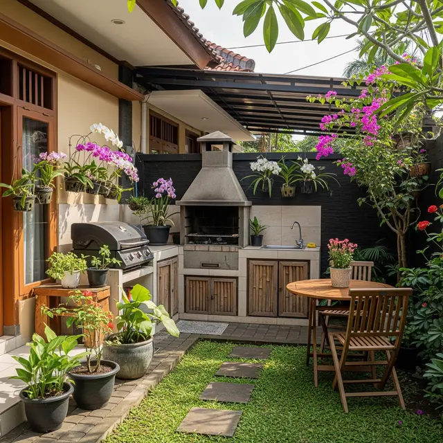 9 Ide Halaman Belakang Sempit Jadi Tempat Santai Multifungsi, Oasis Pribadi Lahan Sempit
