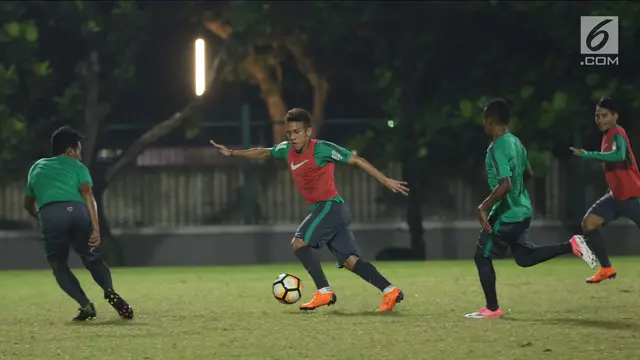 Ditantang Jepang U-19, Timnas Indonesia U-19 Gelar Latihan Malam
