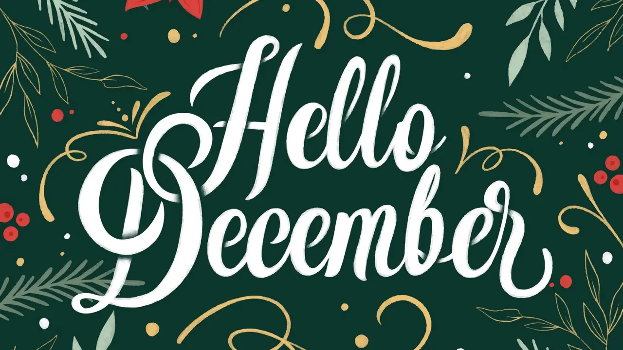 Ilustrasi bulan Desember