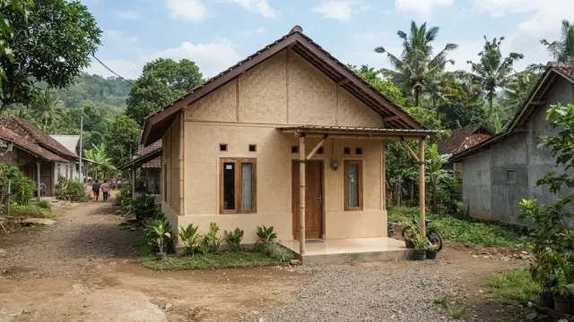 Model Rumah Desa 2 Kamar Tidur
