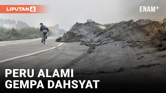 VIDEO: Gempa Berkekuatan 7,2 Skala Richter Mengguncang Peru bagian Selatan