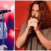 Chester Bennington dan Chris Cornell (Chester: AFP/RICH FURY/GETTY IMAGES NORTH AMERICA, Cornell: AFP/KEVIN WINTER/GETTY IMAGES NORTH AMERICA)