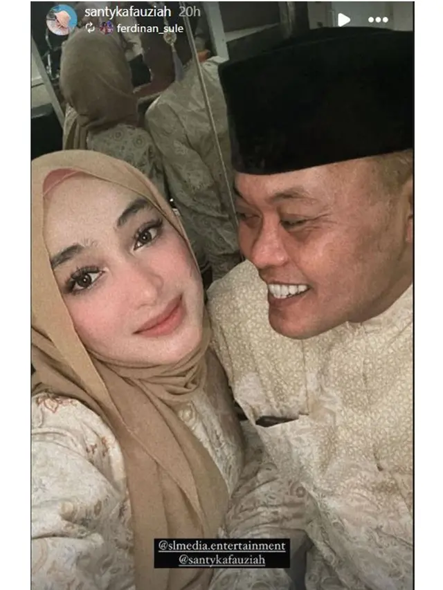 Santyka Kekasih Sule di Rangkaian Pernikahan Mahalini dan Rizky Febian