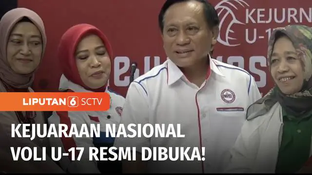 VIDEO: Kejuaraan Nasional Bola Voli U-17 Resmi Dibuka