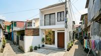 Model Rumah Minimalis di Gang Sempit 2 Lantai
