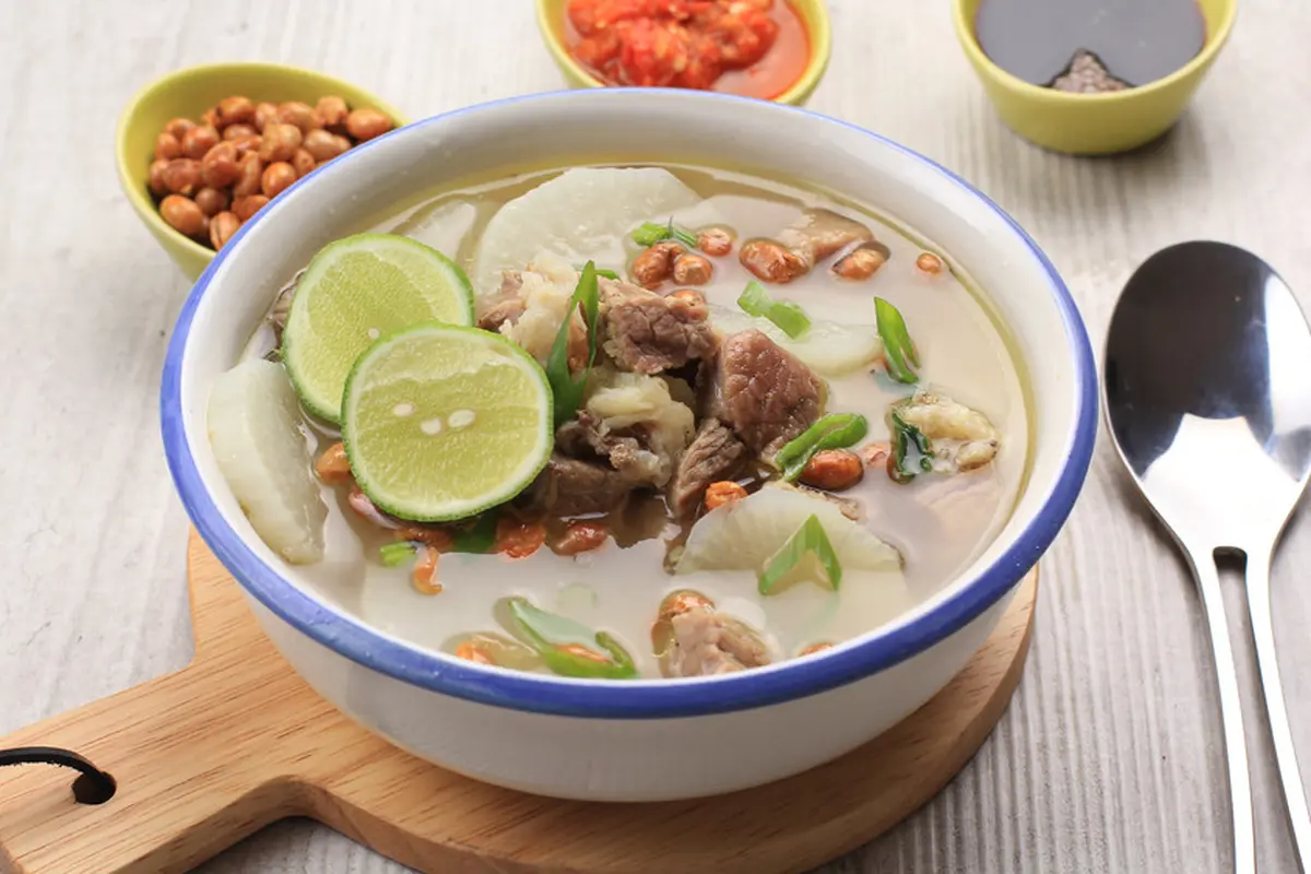 soto bandung lobak