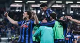 Atalanta sukses menaklukkan AS Roma pada laga Liga Italia di Stadion Gewiss, Selasa (13/5/2025) dini hari WIB. (Stefano Nicoli/LaPresse via AP)