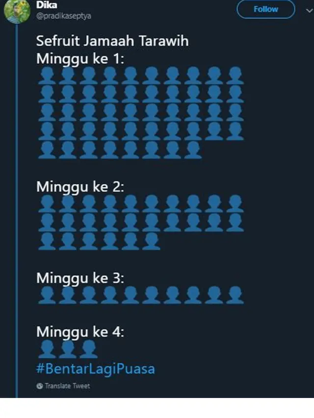 Menjelang Bulan Puasa, Netizen Ramaikan Cuitan Kocak