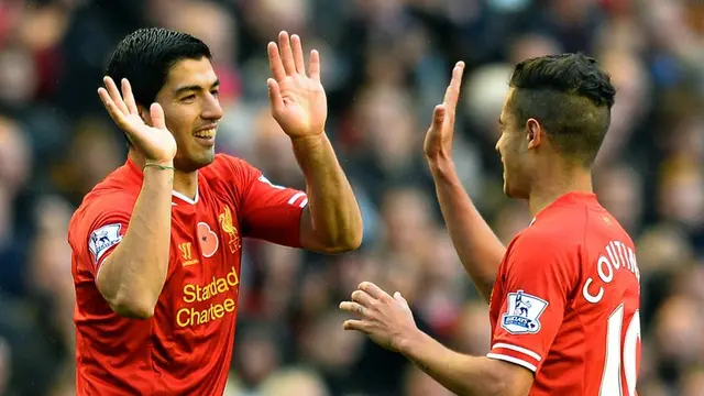 Luis Suarez dan Philippe Coutinho