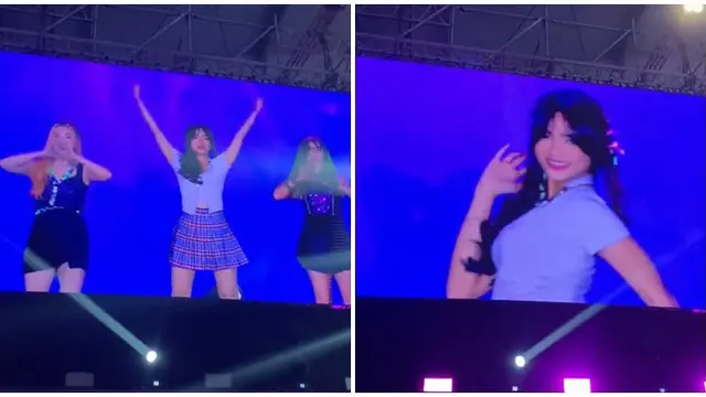 6 Potret Fuji di Acara Fancon (G)I-DLE, Dihujat karena Tak Hafal Gerakan Dance