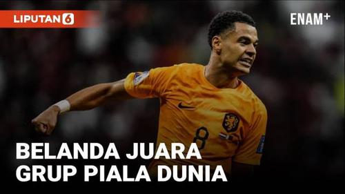 VIDEO: Highlights Piala Dunia 2022, Belanda Sikat Qatar 2-0