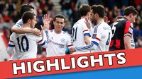 Video highlights Premier League antara Bournemouth melawan Chelsea yang berakhir dengan sko 1-4, Sabtu (23/4/2016) WIB.