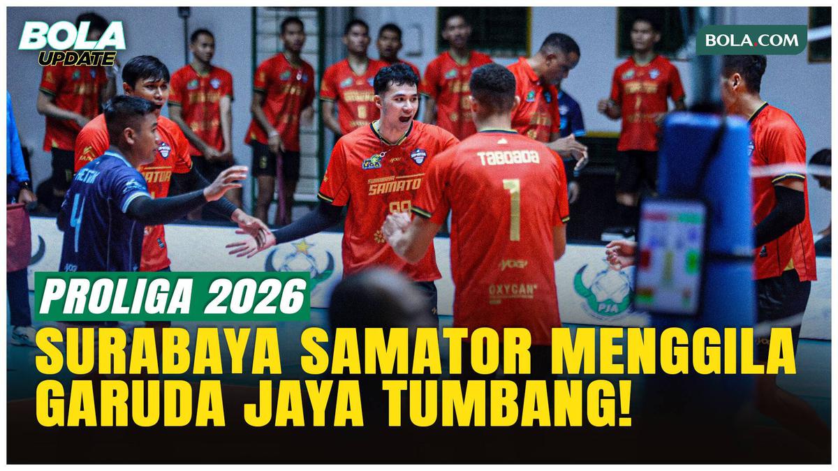 Surabaya Samator Bungkam Garuda Jaya 3-0 di Proliga 2026