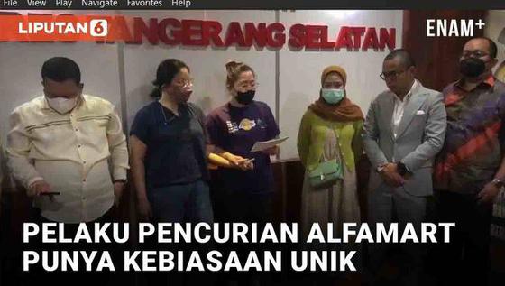 VIDEO: Pencurian Alfamart Berakhir Damai, Polisi: Pelaku Punya Kebiasaan Unik