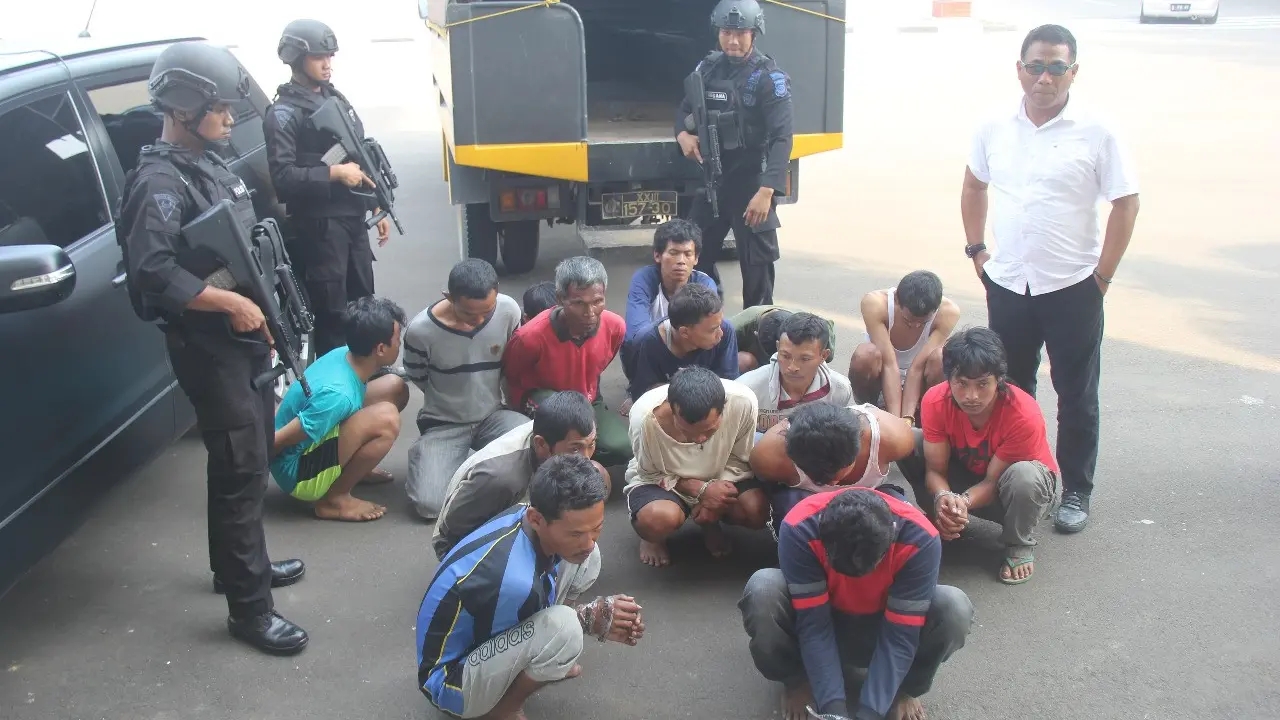 16 Tersangka Penyerangan Mapolsek Bayah Ditangkap