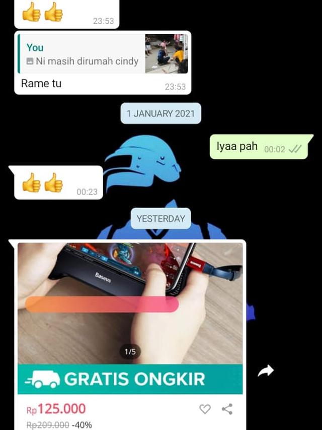 Nih ayah belikan kipas biar ponsel kamu tidak cepat panas saat bermain gim online