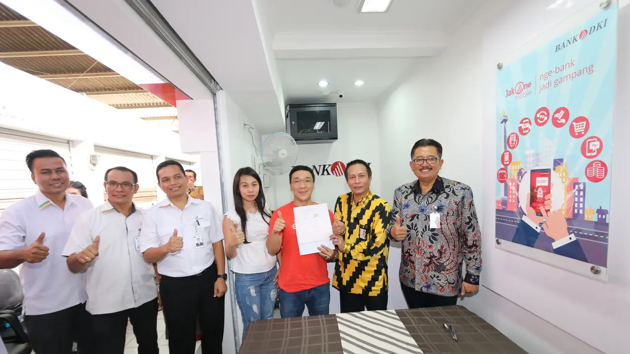 Bank DKI buka kantor baru di pasar (Foto: Bank DKI)