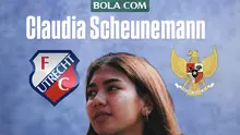 Striker Timnas Indonesia Putri, Claudia Scheunemann, bergabung dengan FC Utrecht Vrouwen di Belanda. (Bola.com/Dok.FC Utrecht/Ario Yosia)

