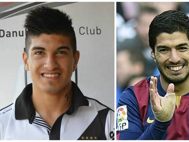 Joaquín Ardaiz, merupakan pesepak bola berusia 17 tahun yang mendapat julukan The Next Luis Suarez. Berkat gaya bermainnya yang mirip Suarez, striker klub Danubio Uruguay itu menjadi incaran Liverpool dan Barcelona. (AFP)