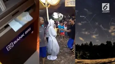 Video Hit hari ini datang dari ramalan zodiak yang bawa keberuntungan, mesin atm yang nyawer uang, dan rekaman pocong joget di sebuah kondangan.