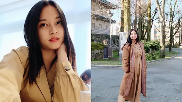 Rica Leyona kini terlihat makin memesona dengan penampilan barunya yang kerap memakai dress simple