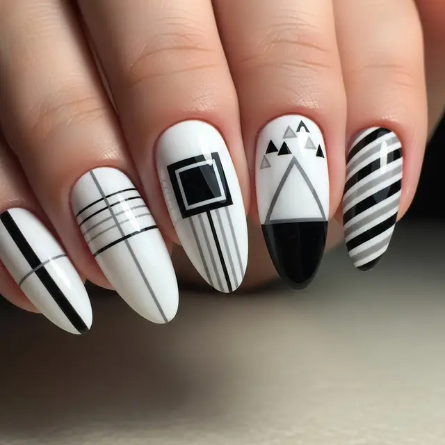 Ide Nail Art Simple Aesthetic (Image by Gemini AI)