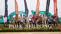 Park Serpong menggelar seremoni peletakan batu pertama (groundbreaking) pembangunan kota baru seluas 400 hektare di tengah-tengah Serpong, Tangerang. (Dok Lippo)