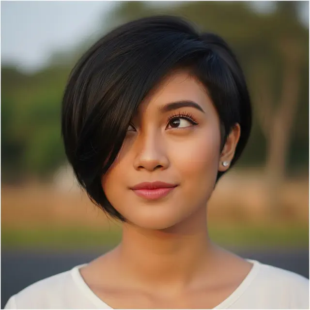 Model Rambut Pendek Wanita Pixie Cut