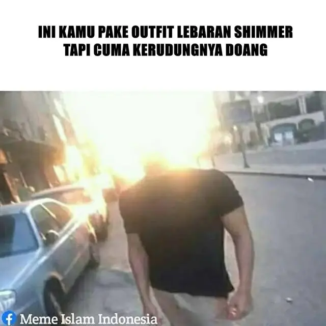 6 Meme Baju Shimmer yang Jadi Tren Lebaran 2024 Ini Kocak