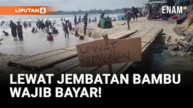 VIDEO: Pungli di Pantai Carita Bikin Wisatawan Geram