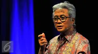 Dirut PT Pertamina, Dwi Soetjipto saat menjadi pembicara dalam tayangan Inspirato di Liputan6.com, Jakarta, Selasa (5/4). Dwi membeberkan rahasia suksesnya yaitu bakti pada orang tua dan gemar melakukan kegiatan sosial. (Liputan6.com/Yoppy Renato)