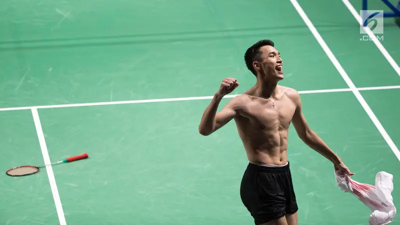 Jonatan Christie Raih Emas Asian Games