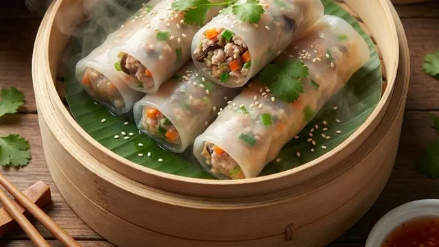 Resep Lumpia Kukus Isi Daging dan Sayur