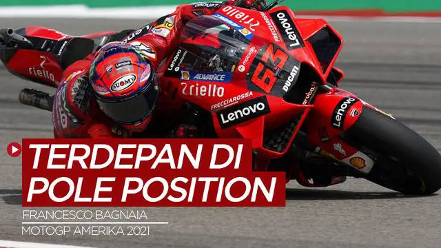 VIDEO: Francesco Bagnaia Raih Pole Position di Kualifikasi MotoGP Amerika Serikat 2021