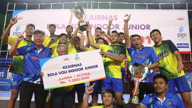 Tim voli putra Jawa Barat - Kejurnas Bola Voli Junior 2019