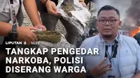 Hendak menangkap pengedar narkoba, polisi malah mendapatkan perlawanan dari warga di Medan, Sumatra Utara. Para pengguna dan pengedar narkoba pun kocar-kacir berlarian menghindari sergapan petugas.