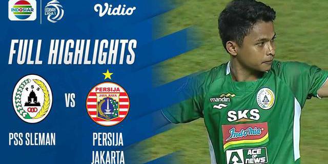 VIDEO: Persija Jakarta Ditahan Imbang PSS Sleman dengan Skor 1-1 pada Laga BRI Liga 1
