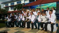 Pasangan Agus-Sylviana dan Kacamata Hitam di RSAL Mintohardjo