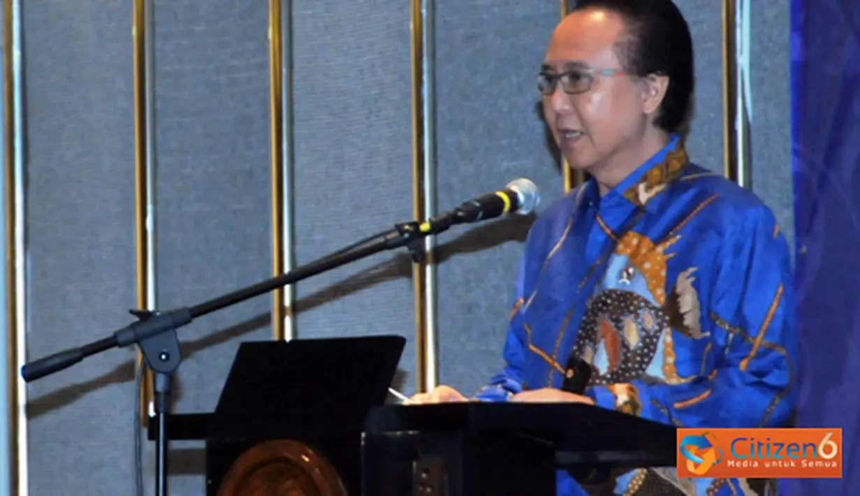 Citizen6, Jakarta: MKP Sharif C Sutardjo menyampaikan laporan dalam acara Rapat Koordinasi Nasional (Rakornas). (Pengirim: Efrimal Bahri)
