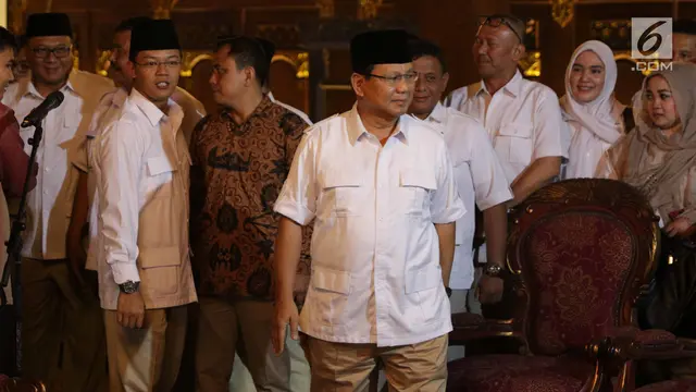 Ketua Umum Partai Gerindra Prabowo Subianto