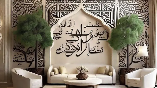 Ruang Tamu Bernuansa Islami