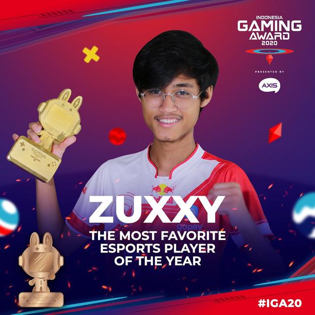 BTR Zuxxy Raih Gelar The Most Favorite Esports Player Of ...