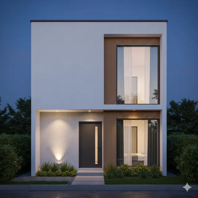 Rumah Sederhana 6x9 tapi Terlihat Mewah dengan Biaya Minim/ Image by AI