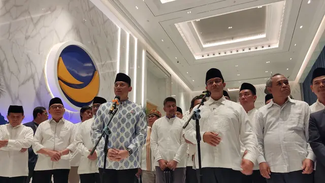 Bakal calon presiden dari Poros Koalisi Perubahan Anies Baswedan dan Ketua Umum Demokrat Agus Harimurti Yudhoyono (AHY).