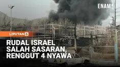 Kepulan asap hitam tebal masih terlihat membubung di langit Teheran pada Minggu dari sebuah kilang dan depot minyak di wilayah barat laut kota yang diserang Amerika Serikat dan Israel.