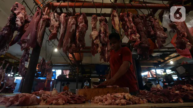 FOTO: Pedagang Daging Sapi Akan Mogok Jualan Mulai Besok